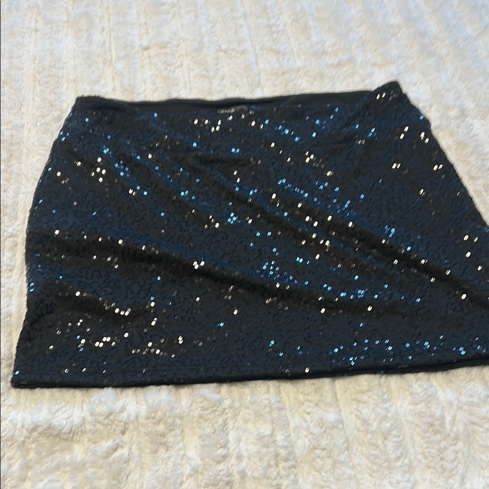 Sequin Black Skirt